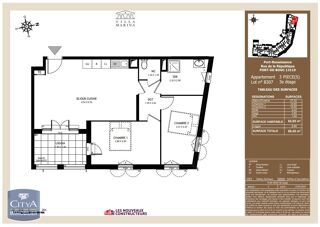  Appartement � louer 3 pi�ces 63 m�