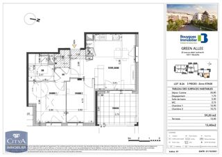  Appartement à louer 3 pièces 59 m²