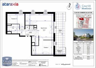  Appartement à louer 3 pièces 63 m²