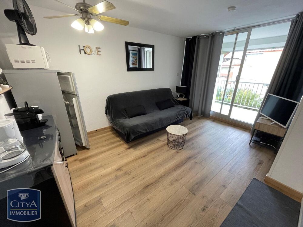 À LOUER A L'ANNEE: Appartement T2 meublé à Leucate, 1137....