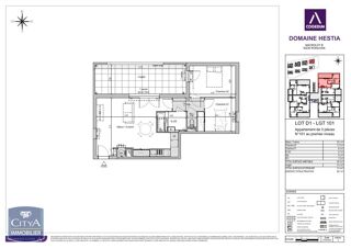  Appartement à louer 3 pièces 63 m²