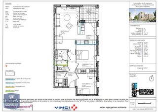  Appartement à louer 3 pièces 74 m²