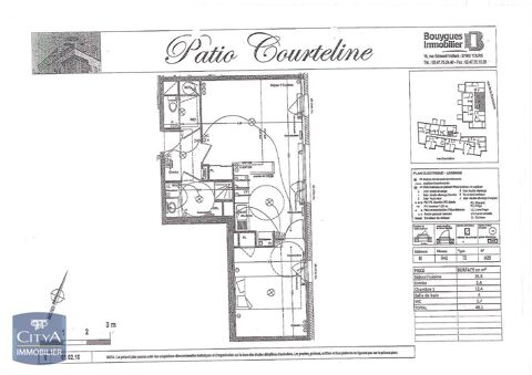  Appartement � louer 2 pi�ces 48 m�