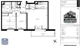  Appartement � louer 3 pi�ces 69 m�