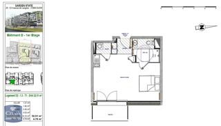  Appartement � louer 1 pi�ce 33 m�