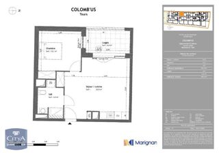  Appartement à louer 2 pièces 42 m²
