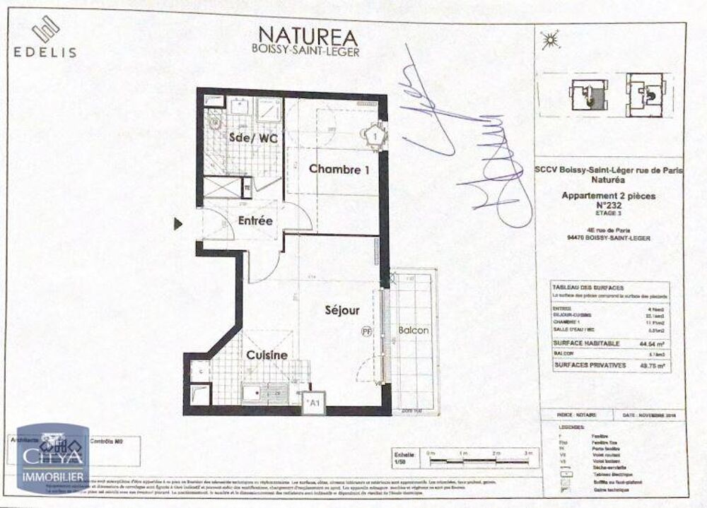 location Appartement - 2 pièce(s) - 43 m² Boissy-Saint-Léger (94470)