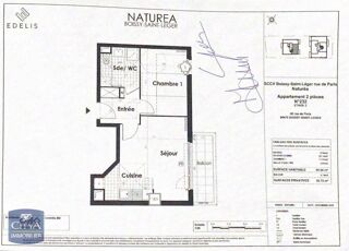  Appartement à louer 2 pièces 43 m²