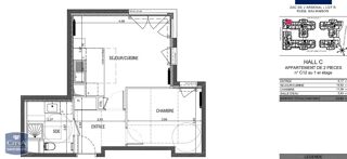  Appartement � louer 2 pi�ces 44 m�