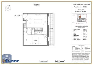  Appartement à louer 2 pièces 37 m²