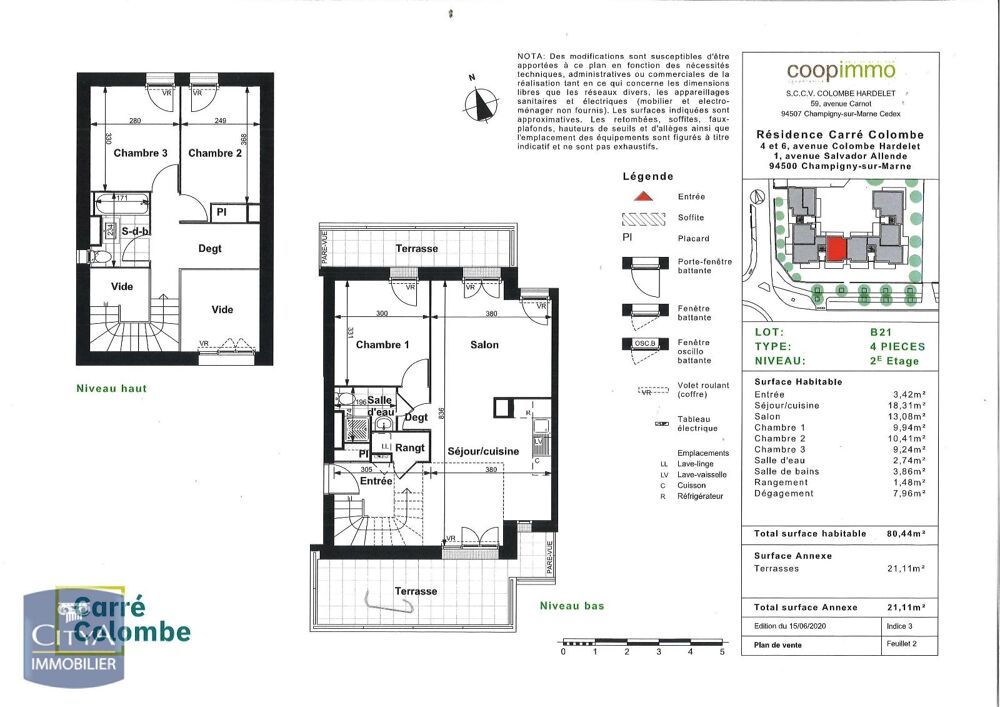 location Appartement - 4 pièce(s) - 81 m² Champigny-sur-Marne (94500)