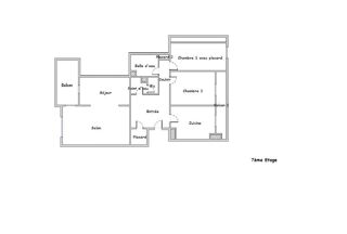  Appartement  louer 4 pices 92 m