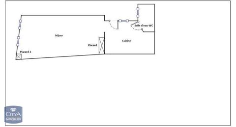  Appartement � louer 1 pi�ce 38 m�