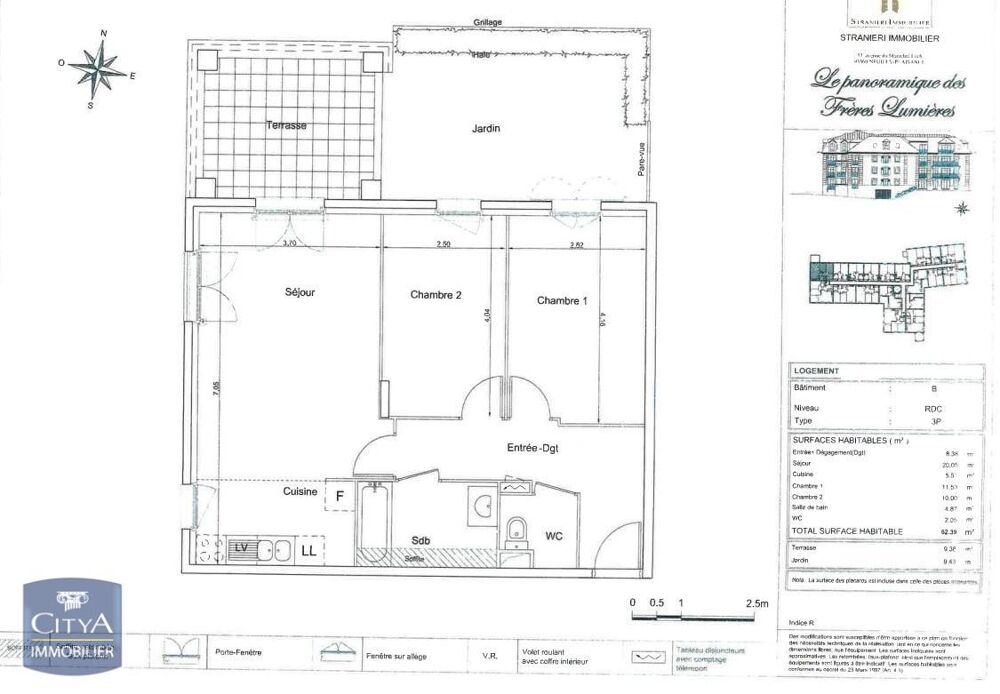location Appartement - 3 pièce(s) - 62 m² Évreux (27000)