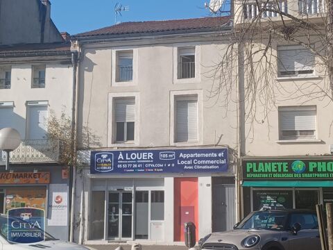 A LOUER AGEN PIN LOCAL COMMERCIAL DE 105 M&sup2; AVEC CLIM... 900 47000 Agen