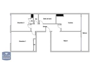  Appartement à louer 3 pièces 65 m²
