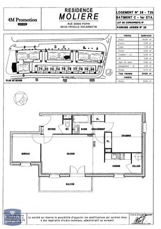  Appartement à louer 2 pièces 55 m²