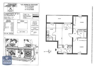  Appartement à louer 3 pièces 69 m²