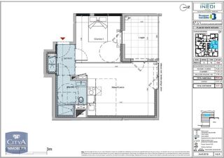  Appartement à louer 2 pièces 40 m²