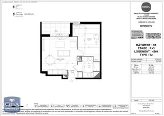  Appartement � louer 2 pi�ces 41 m�