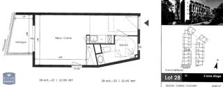  Appartement à louer 1 pièce 28 m²