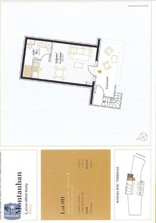  Appartement à louer 1 pièce 25 m²