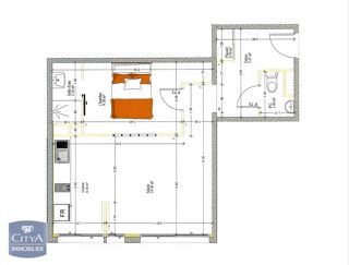  Appartement � louer 2 pi�ces 42 m�