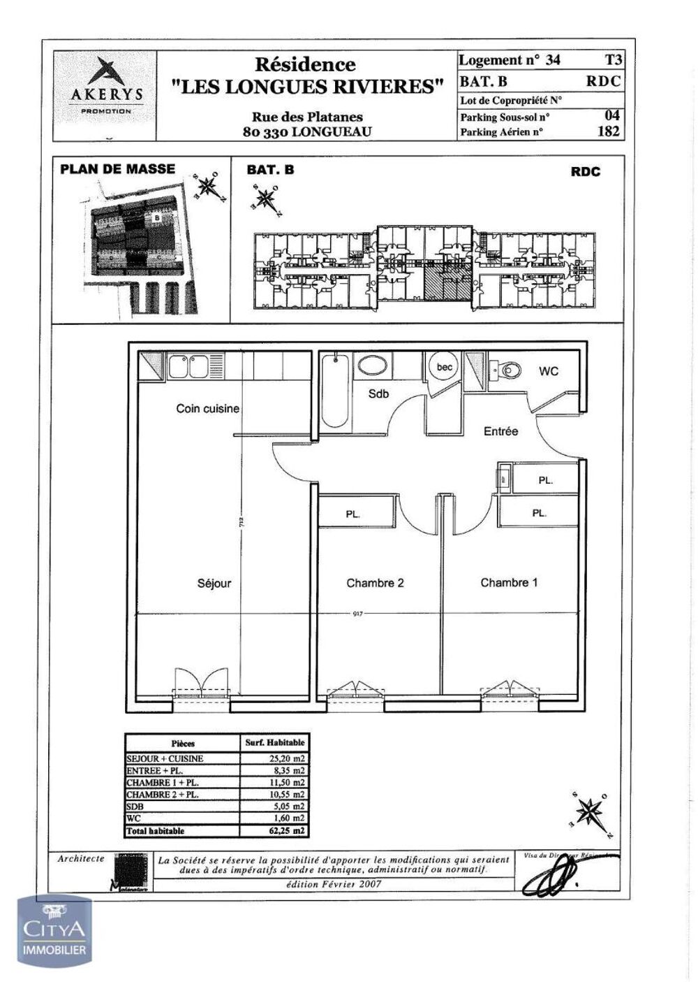 location Appartement - 3 pièce(s) - 62 m² Longueau (80330)