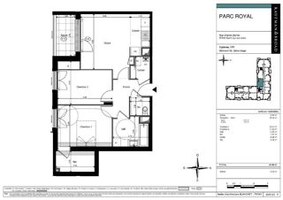  Appartement � louer 3 pi�ces 62 m�