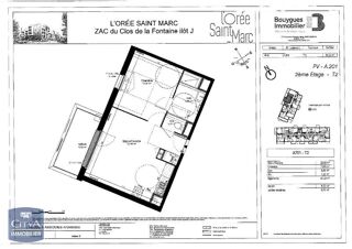  Appartement à louer 2 pièces 41 m²