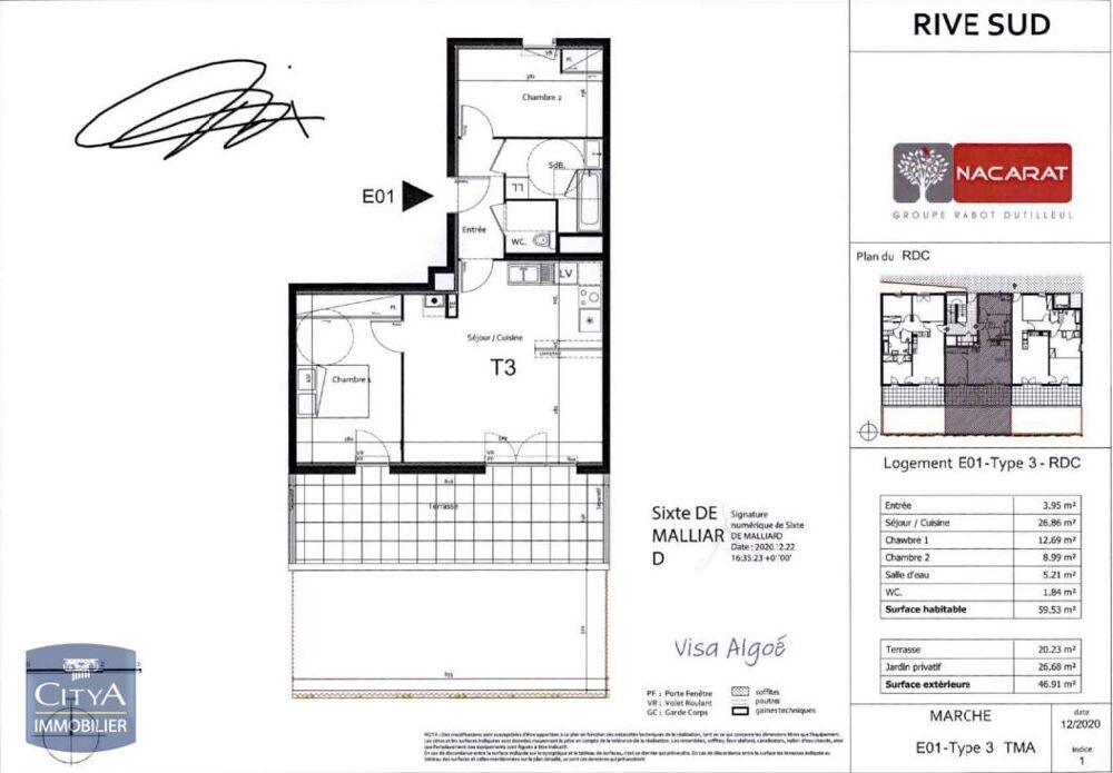 location Appartement - 3 pièce(s) - 60 m² Port-de-Bouc (13110)