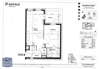  Appartement à louer 2 pièces 40 m²