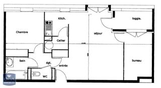 Appartement à louer 2 pièces 54 m²