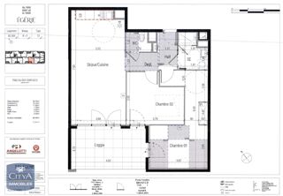  Appartement à louer 3 pièces 68 m²