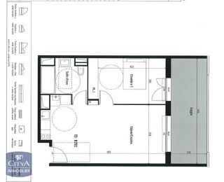  Appartement à louer 2 pièces 46 m²