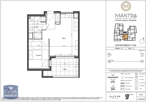  Appartement � louer 2 pi�ces 45 m�