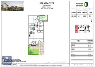  Appartement � louer 3 pi�ces 66 m�