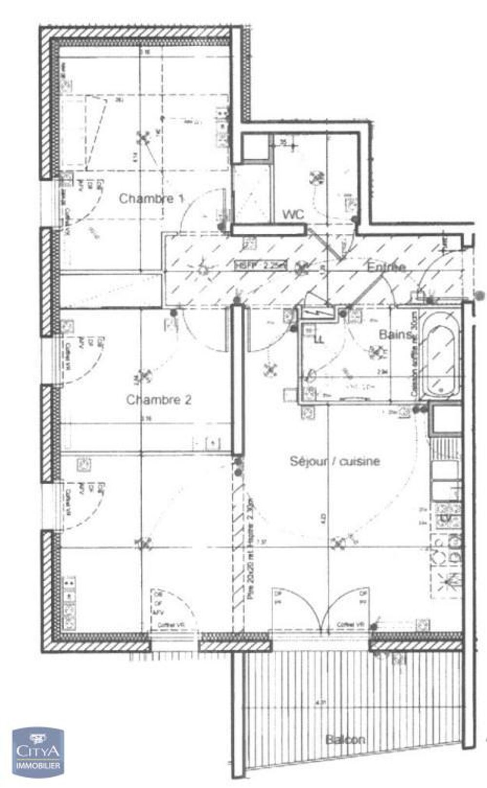 location Appartement - 3 pièce(s) - 66 m² Strasbourg (67200)