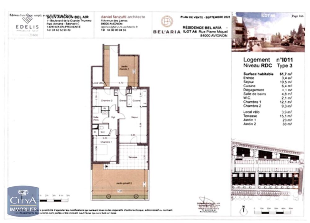 location Appartement - 3 pièce(s) - 62 m² Avignon (84000)