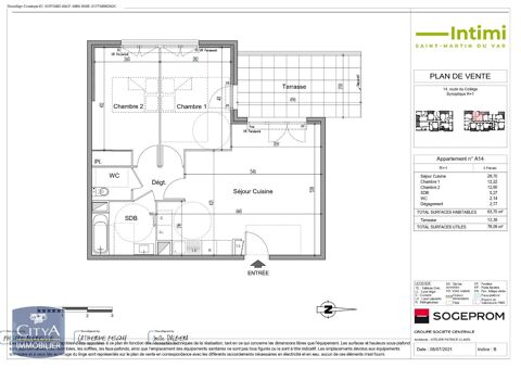   Location Appartement Appartement - 3 pièce(s) - 64 m²