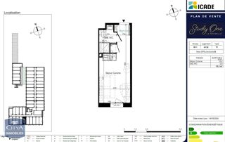 Appartement à louer 1 pièce 18 m²