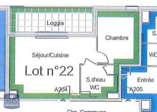  Appartement � louer 2 pi�ces 43 m�