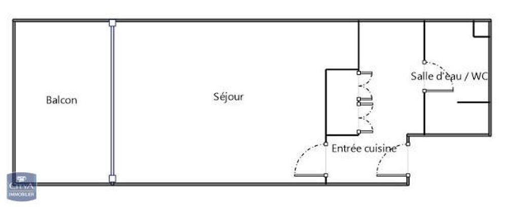 location Appartement - 1 pièce(s) - 23 m² Montpellier (34090)