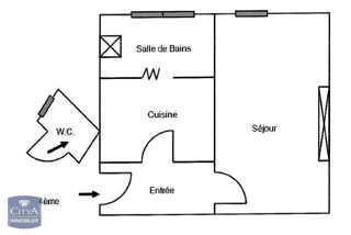  Appartement � louer 1 pi�ce 25 m�