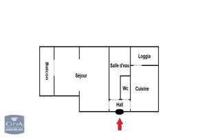  Appartement à louer 2 pièces 34 m²
