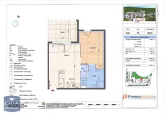  Appartement � louer 2 pi�ces 42 m�