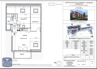  Appartement � louer 3 pi�ces 53 m�