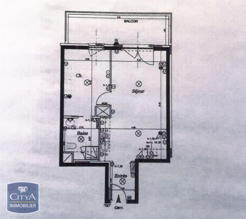  Appartement  louer 2 pices 45 m