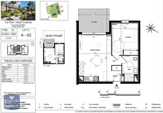  Appartement � louer 2 pi�ces 46 m�