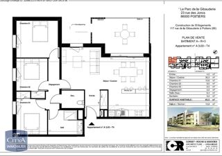  Appartement � louer 4 pi�ces 86 m�